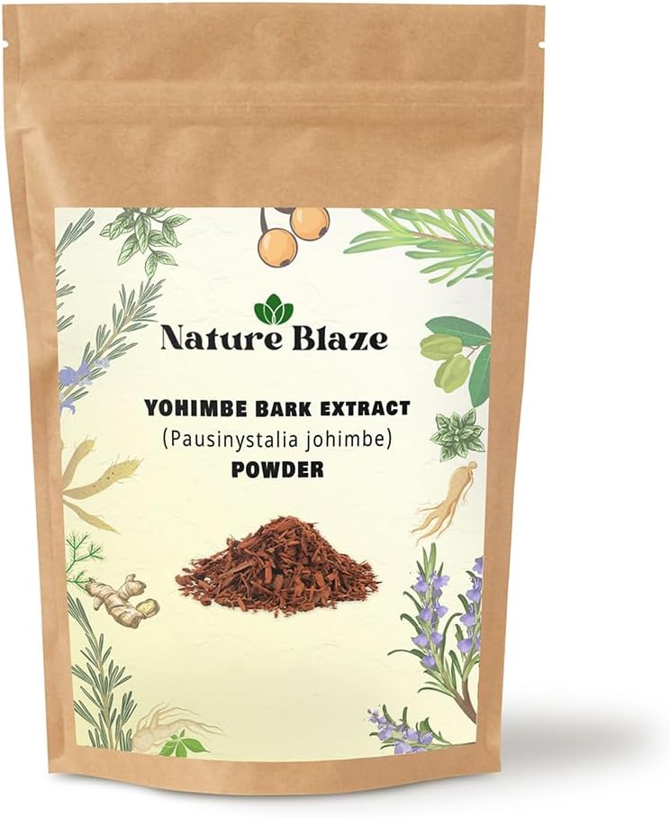 Yohimbe Bark Extract Powder för Män & Kvinnor 4 Oz / 0,25lb