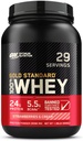 Optimum Nutrition Gold Standard 100% Whey Protein Powder, jordgubbar & Cream, 2 pund (Packaging May Vary)