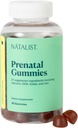 NATALIST Prenatal Gummies for Her Daily Preconception & Pregnancy Formula Women's Multivitamins + DHA Omega-3 från Algae - Mixed Berry, Vegetarian, Gluten-Free, Non-GMO - 90 Count