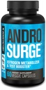 Jacked Factory Androsurge Estrogen Blocker för Män - Natural Testosteron Booster för Män & Östrogen Metabolizer med Tongkat Ali, DIM, Long Jack & More - Test Booster & Muscle Builder - 60 Count