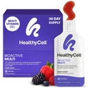 Healthycell Bioactive Daily Liquid Multivitamin for Men & Women – 20+ Essential Vitamins, Minerals & Antioxidants for Brain, Heart, Immunity, Energy, Skin & Hair Support - 30 Gel Packs