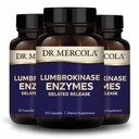 Dr Mercola Lumbrokinase Enzymes - Försenad frisättning Formel - Kosttillskott för kardiovaskulär och energistöd - Icke-GMO, Gluten-Free & Soy-Free - 30 kapslar (30 portioner), 3 Pack