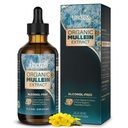 Mullein Drops for Lungs,Support Lung Cleanse / Detox & Respiratory Function for Healthy Breathing - Mullein Leaf Extract för Lungs-2 fl.oz