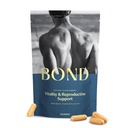 BOND Vitality - All-in-One Male Fertility Supplement - Conception for Him, Fertility Supplements for Men, Male Wellness Supplement - CoQ10, Vitamins B12, C, D, & E, Catalase, Selen - 120 kapslar