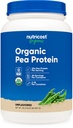 Nutricost Organic Pea Protein Isolate Powder (2LBS) - Unflavored, Certified USDA Organic, Protein från växter, vegetarisk vänlig, glutenfri, icke-GMO