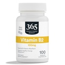 365 By Whole Foods Market, Vitamin B2, 100Mg, 100 vegetabiliska kapslar