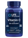 Life Extension Vitamin C och Bio-Quercetin®, Cardiovascular Health Supplement, Immune Support, Högt absorberbar, quercetin, Vitamin C, Gluten Free, Non-GMO, Vegetarian, 250 tabletter