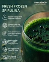 Spirulina kuber - High Protein, Vitamin-Rich Superfood med naturlig smak - Vegan, Gluten-Free Nutrient Powerhouse Spirulina Pods för Smoothies (1.680, Kilogram)