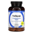 Twinlab Magnesium Caps - High Absorption Magnesium Supplement för att stödja Leg Cramps Relief - Magnesium kapslar för stressavlastning, 420 mg, 200 greve, 1 Pack