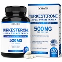 Turkesteron Supplement 500mg (120 kapslar) - Stamina, Drive, Athletic Performance & Muscle Mass - (Ajuga Turkestanica Std. till 10% Turkesterone) (liknande Ecdysterone) - Non-GMO & Vegan Capsules