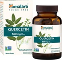 Himalaya Quercetin Supplement för Plant-Based Bioflavonoid Support och Daily Wellness, Antioxidant och Immune Support, 500 mg, icke-GMO, 60 vegetariska Caplets, 2 månaders leverans