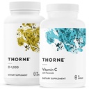 THORNE - Immune Support Combo - Vitamin D3 & Vitamin C Blend för hälsosam immunfunktion - 30 till 90 portioner