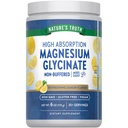 Naturens Sanning Magnesium Glycinate Powder | 6 oz | Lemon Flavor | Hög Absorption | Vegan, icke-GMO, Gluten fri tillägg
