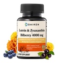 DAIKEN Lutein och Zeaxanthin Supplements, AREDS 2 Inspirerad Formel med Astaxanthin, Maqui Berry, Bilberry, Flaxseed Oil & Vitamin E, 30 Softgels
