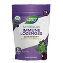 Naturens sätt Sambucus Zink Lozenges med Elderberry och vitamin C, Peppermint smaksatt, 24 Lozenges