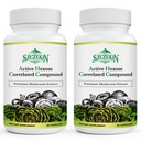 Aktiv Hexose korrelerad förening 1500 mg Supplement, Natural 8 Mushroom Extract Supplement, Immune System, Liver Function, Natural Killer och T Cells Activity, 180 Veggie Capsules