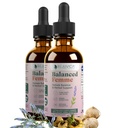 Rejuvica Health Balanced Femme - Menopause Support för Hot Flashes & Female Balance - Liquid Delivery för bättre Absorption - Black Cohosh, Dong Quai, Vitex, Maca Root & More!