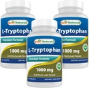 Bästa Naturals L-Tryptophan 1000 mg 60 tabletter (60 greve av 3)