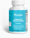 Fullständig Multivitamin + Immunity Boost, 60 Capsules, 3rd Party Tested, Daily Supplement for Men, Women, Adults, Gluten Free, Non-GMO, 30 Servings