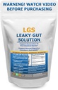 Leaky Gut Repair w/L Glutamine & Prebiotics- Gut Restore, Leaky Gut Health Powder- Leaky Gut Repair Supplements för IBS, Digestive Restoration & Gut Lining Support - Inkluderar Guthealth Assist Book