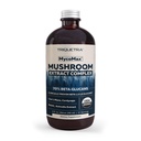 MycoMax Mushroom Complex - 70% Beta Glucans, Max Potency Mushroom Supplement, US Grown + Ultrasonic Extraction - Lions Mane, Cordyceps, Reishi & More - främjar kognition, immunitet, energi - 8 oz.