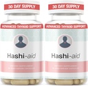 IBDassistTM Hashi Aid Thyroid Support för kvinnor och män - Thyroid Supplement för Hashimotos sjukdom och Hypothyroidism * - med Ashwagandha, Selen, Zink, Vitaminer och mer - 30 kapslar (2 Pack)