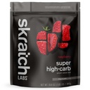 Skratch Labs Super High-Carb Hydration Powder | Kolhydratpulver med Cluster Dextrin och Electrolytes | Endurance Energy Drink | Raspberry (840 Grams) | Non-GMO, Gluten Free, Vegan, Kosher