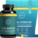 Hydration Powder & Magnesium Komplex Kosttillskott för Män av Primal Harvest, Bundle