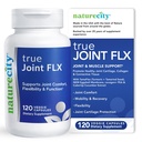 NatureCity True-Joint FLX Joint Supplement Formula (120 kapslar) | TamaFlex, NEM Eggshell Membrane, Levagen + PEA & CuberUp | Stöder Joint Comfort, Flexibilitet, Mobilitet, Funktion & Cartilage Health