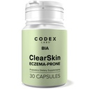 Codex Labs BIA Eczema Probiotic - 30 kapslar | Synbiotikum för Eczema-Prone Skin med kliniskt beprövad probiotika och prebiotisk blåbär | Gut-Skin Barrier & Immune Support | 30-dagars leverans
