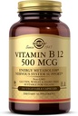 Solgar Vitamin B12 500 mcg, 250 Vegetable Capsules - Energy Metabolism - Nervous System Support - Promotes Heart Health - Non-GMO, Vegan, Gluten Free, Dairy Free, Kosher, Halal - 250 Servings