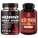 Bundle of Horny Goat Weed för män med Black Maca Root, Tongkat Ali, Saw Palmetto & Panax Ginseng Extract för Stamina & Energy och Nitric Oxide Supplement med L-Arginine för muskeltillväxt och återhämtning