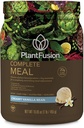 PlantFusion Complete Meal Replacement Shake - Plant Based Protein Powder med Superfoods, Greens & Probiotics - Vegan, Gluten Free, Soy Free, Non-Dairy, No Sugar, Non-GMO - Vanilla 1 lb