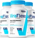 NutraRize (3 Pack ViraFlexx för män, Pro Capsules, Male Performance Support 500mg, All Natural Dietary Supplement för att stödja övergripande hälsa, Vira Flexx Reviews (180 kapslar)