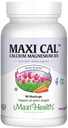 Maxi Health Calcium 1000 mg Tillägg med vitamin D3 (1000 IE) och Magnesium (500 mg) - Ben, tänder och gemensamt stöd för män och kvinnor - 90 kapslar