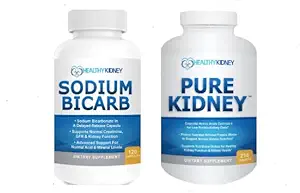 Rena njure & natrium Bicarb 2-Pack Bundle för proteinstöd och stödja normala syranivåer