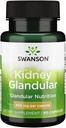 Swanson Raw Kidney Glandular 500 Milligram 60 kapslar