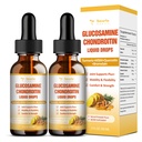 (2 Pack) Glukosamin Chondroitin MSM Support Joint Health - Chondroitin Sulfate Supplement Turmeric, Quercetin, Bromelain, MSM Olja
