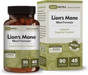 DailyNutra Lion’s Mane Mind Formula - Nootropic Supplement for Cognitive Brain Health | Organic Mushroom Extract with Bacopa, Gingko, and Gota Kola (90 Capsules)