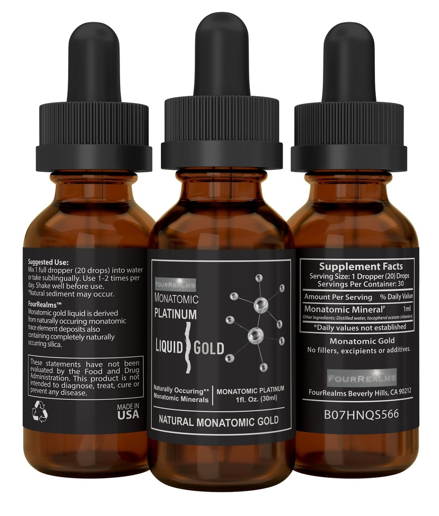Monoatomic ORMUS - Monoatomic Platinum, Monatomic Orme 1oz
