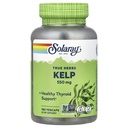 Solaray Kelp 550 mg med folsyra för hälsosam sköldkörtelfunktion, energi och metabolism stöd | Icke-GMO | 180 VegCaps