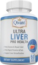 Ultra Liver Pro Health - Liver Health Support Supplement med mjölk Thistle Seeds, Artichoke Extract & Dandelion Leaf Extract - Antioxidant & Detox Support - 60 Vegetable Capsules