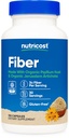 Nutricost Fiber Capsules med Prebiotic Fiber Supplement 150 Capsules - CCOF Certified Supplement, tillverkad med organisk Psyllium Husk & Organic Jerusalem Artichoke, Gluten Free, 3 G Per Servering