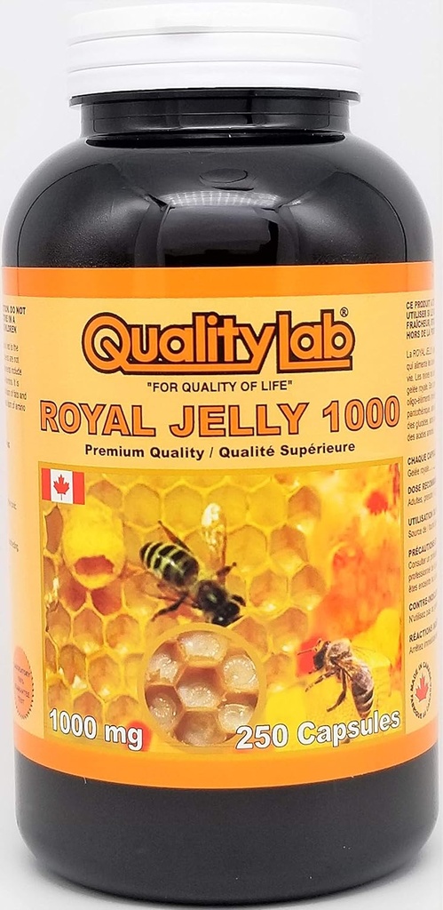 Royal Jelly 1000 mg 250 kapslar (Made in Canada)