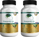 NeuroVife Gold Max Brain Support Supplement | 8 naturliga extrakt med DHA, vitamin A, C, B Complex | 60 Veggie kapslar | Made in USA (2)