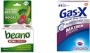 Beano Ultra 800 greve och Gas-X Maximal Styrka 250mg Simethicone 30 greve Gas Relief