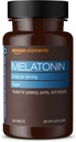 Elements Melatonin 3mg, hjälper med tillfällig sömnlöshet, Vegan, Unflavored, 260 tabletter, 8 månaders leverans (Packaging kan variera)