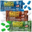 MEG Gum - Militär energi Gum | 100mg koffein per bit - 15 stycke Sample Pack - Energi och fokus för att öka prestanda
