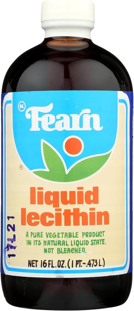 Fearn Liquid Lecithin, Kosher, 16 Fluid Ounces (Pack av 1)