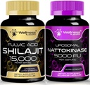 Nattokinase Supplement Capsules - 5000 FU - Enzymer från Pure Japanese Natto Extract
